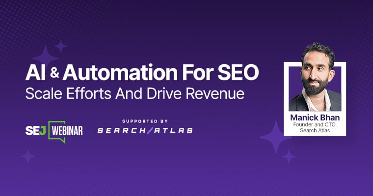 Webinar Invitation - AI & Automation for SEO: Scale Efforts and Drive Revenue